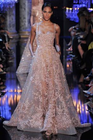 Elie Saab Fall 2014 couture collection